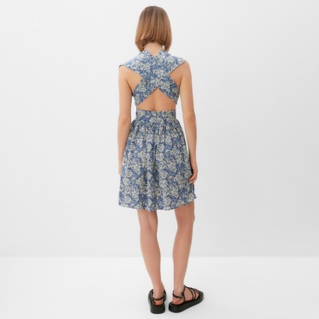 Women's dress Minaku: Enjoy Blue color, rr 42-3