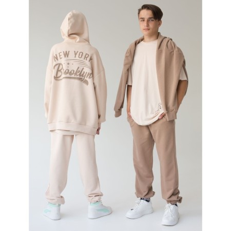 Baby trousers, height 116 cm, coffee color-1
