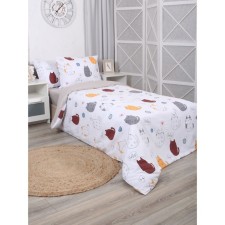 Bed linen 1.5 joint venture Cats, size 150x215 cm, 145x210 cm, 50x70 cm