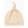 Children's cap with Minaku "Nature" node, beige color, size 36