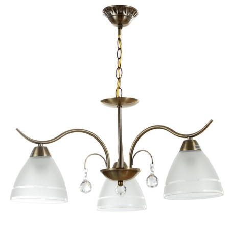 Kobeia chandelier 3x40W E27 bronze 53x53x92 (52) cm