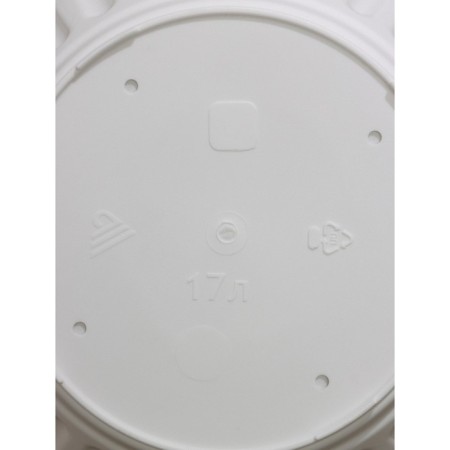Pot with the Podon "Lausanne", 17 l, d = 41 cm, white color-3