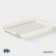 Porcelain dish for baking Magistro "Blanche", 35.5 × 22 cm, white color