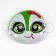 PVC mask "Snake with a bow"