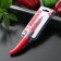Kitchen knife with an anti -wagoning coating of the valve "cherries", blade 8 cm
