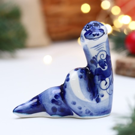 Souvenir "Snake of Gian", Gzhel