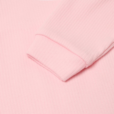 Body baby with long sleeve, pink color, height 68-2