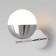 Wall lamp with a glass ceiling Nuvola, 60W, E27, 21x13x20 cm