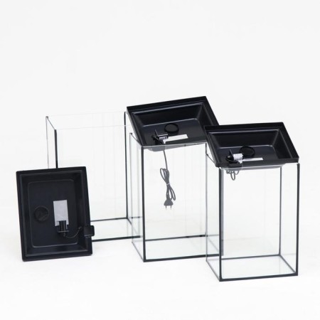A set of aquariums "Matryoshka" - 3 pcs, with lids, column, 24 l, 30 l, 36 liters-2