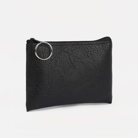 Women's wallet with lightning, black color