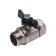 Ballic Aqualink, Pn 10, 1/2 "x 16 mm, external thread/ts, butterfly, nickel.