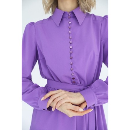 Dress with hinged loops, size 48-4