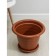 Pot with the Podon "Viola", 16 liters, brown color