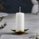 Silent "quarter" metal per candle, 7x2.7 cm, gold