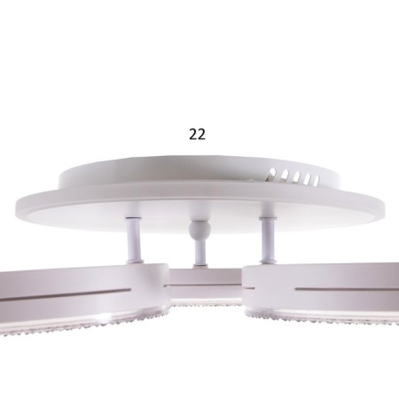 Lamp with PDU 74651/3+1 LED 75W Dimmer 3000-6000k white 45x45x9 cm Bayerluux-18