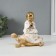Polystone souvenir "Little Buddha on the Turtle" 17x11x17 cm