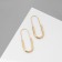 Earrings Metal "Pins" luck, color gold