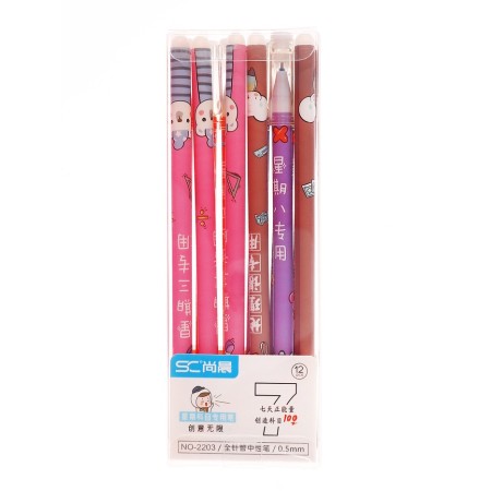 Gel handle Erased ink, 0.5 mm, blue rod, MIX beast