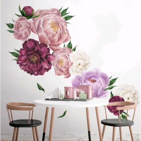 Sticking plastic interior color "Royal peonies" 40x60 cm