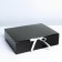 Gift folding box, packaging, “black”, 31 x 24.5 x 8 cm, without tape