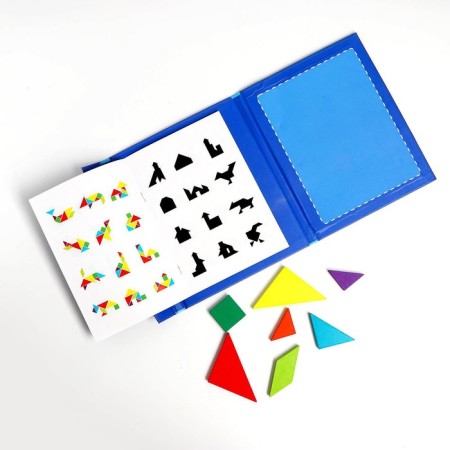 Magnetic tangram "In the book", 1.5 × 18 × 22 cm
