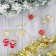 Beads for a Christmas tree 90 cm "Stars, balls, gifts" red-gold