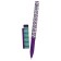Ballpoint pen Berlingo Funline XL. Arcade XS, 0.7 mm, rubber emphasis, drawing on the case, blue, mix