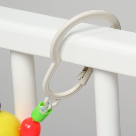 Stretching to a stroller/crib "Funny animals", 3 toys, crumb I-5