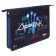 A4, 240 x 340 x 40 mm folder folder, zipper from above, "onyx", PT-815, "Cybertema"