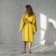 Shifu robe, size m, mustard color