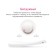 Sirens Venus vibrator, white color, 22 cm