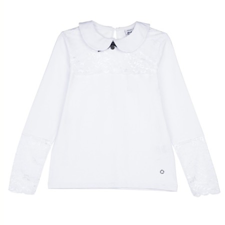 Blouse for girls PlayTode, height 170 cm, white color-5