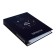 A notebook on 4 rings A5, 160 sheets, in a cage, supernova, hard cover, matte lamination, offset block