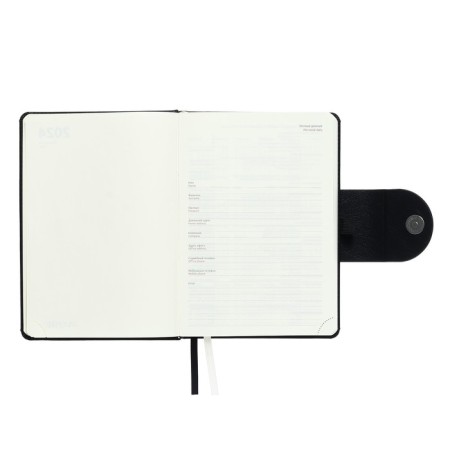 Dated diary 2024 A5 176 sheets, Devente.norwich, hard cover with artificial leather foam, lies, cream block 70 g/m2, black-4