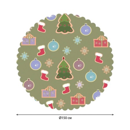 The tablecloth on the table “Ready for the holiday”, round, Saten, d = 150 cm-1