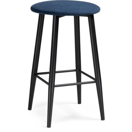 Harmar Gangtot Metal/velor, black/blue 38x38x62 cm