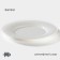 Porcelain dining plate Magistro Argos, D = 25.8 cm, white color