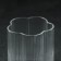 Fleur glass, 260 ml, 7 × 8 cm, glass, transparent