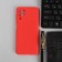 Pero cover, for Samsung A22, silicone, red
