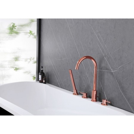Bath mixer Abber Wasser Kreis AF8113RG, on board the bath, shower set-1