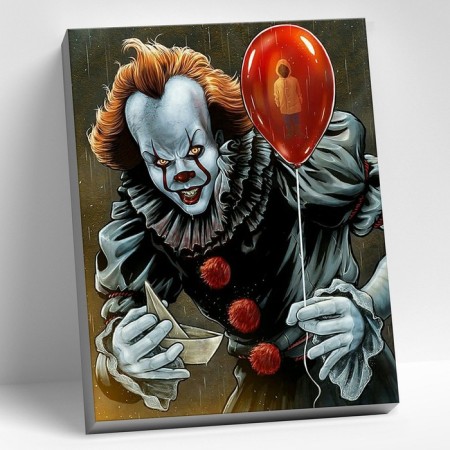 Picture on the numbers "It", 40 × 50 cm, 22 colors