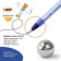 A set of ballpoint pens 3 pieces "Round stic classic", 1.0 mm node, average letter, blue ink