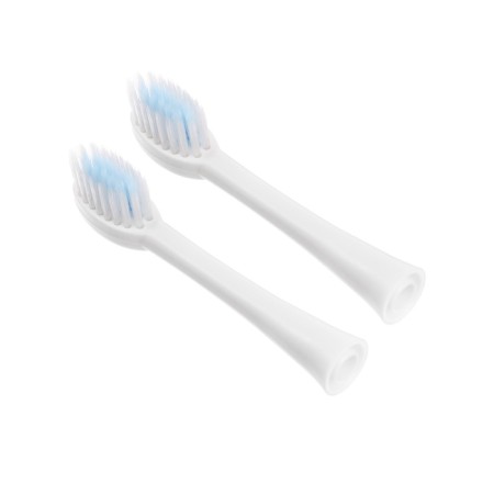 Luazon LP-010 electric toothbrush, vibration, 2 nozzles, from battery, white-4