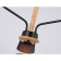 Suspended Ambrella Traditional Modern Losk Tr4740, E27, black, light wood