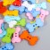 Buttons plastic 2 punctures "Bone" 1x1.8 cm set 80 pcs mix 2x5x5x5.5 cm