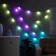 Smart garland “thread” 6 m with nozzles “bubbles”, IP20, dark thread, 20 LED, glow RGB, USB
