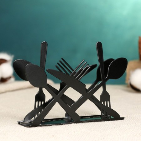 Napkin "Devices" 13.5x3.5cm, black-1