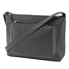 Women's bag B2828-00140, Black color, artificial leather, 24x6x19 cm