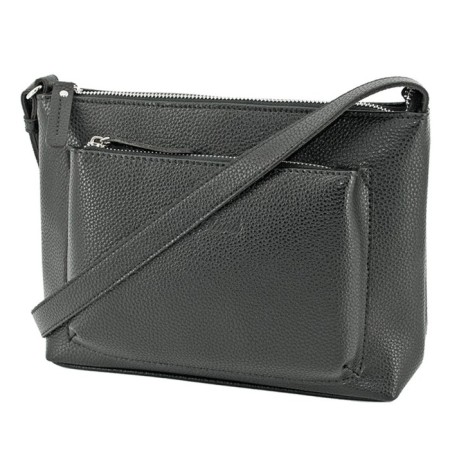 Women's bag B2828-00140, Black color, artificial leather, 24x6x19 cm