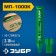 Marker bison MP-1000k 06333-4, permanent, wedge-shaped, 2-10 mm, green